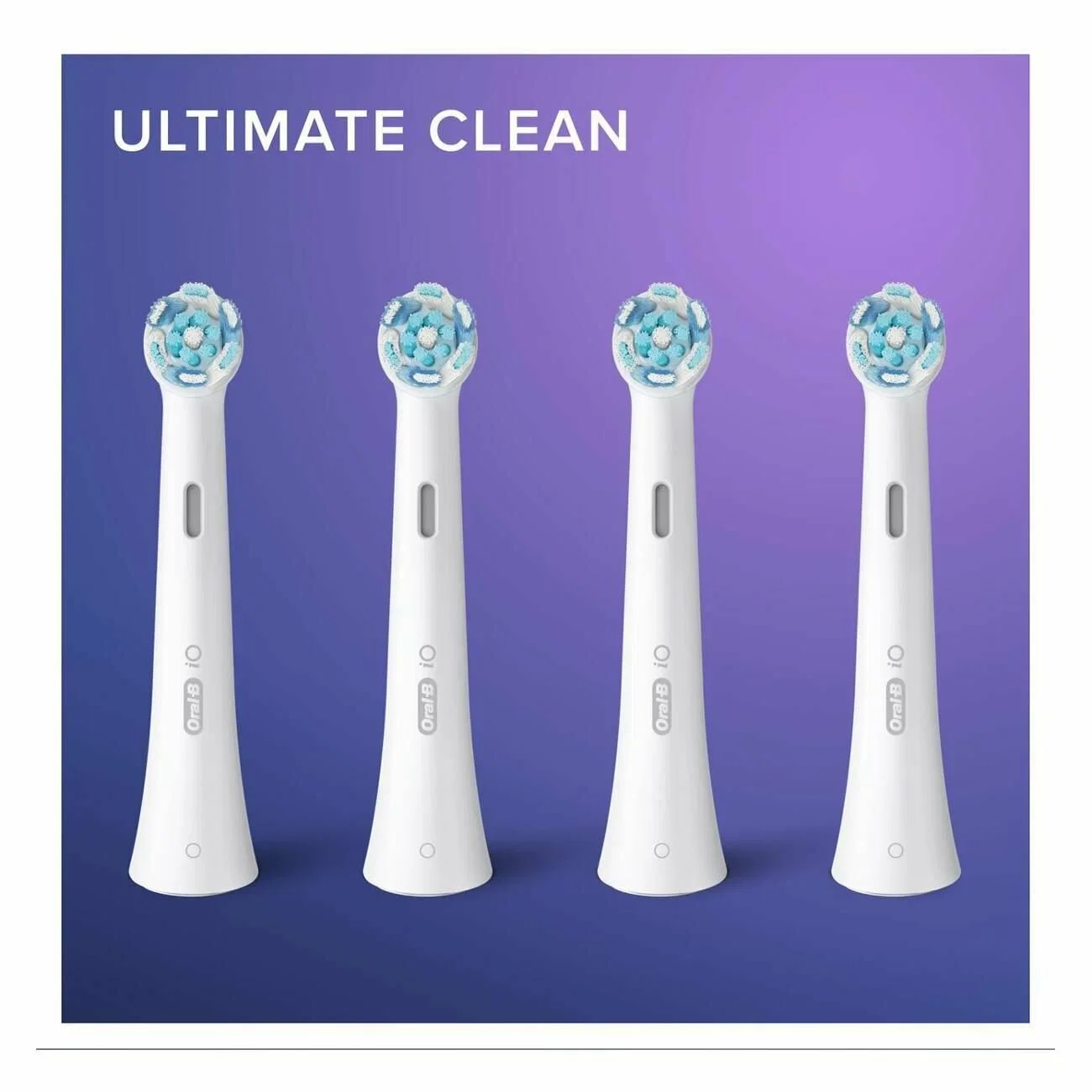 Oral-B Насадки для зубной щетки iO Ultimate Clean белые 4 шт. для электрических щеток iO