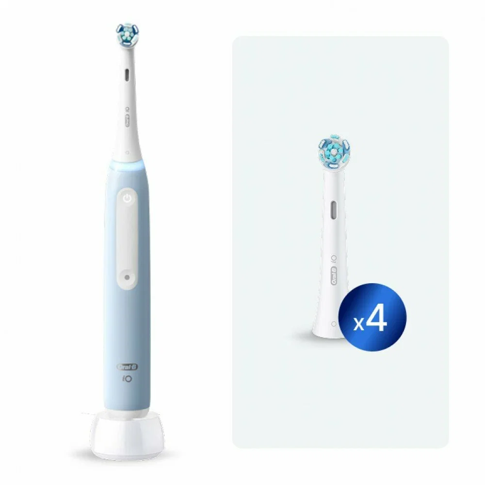 Oral-B Электрическая зубная щетка iO G3.1A6.0 Blue с насадками 4шт