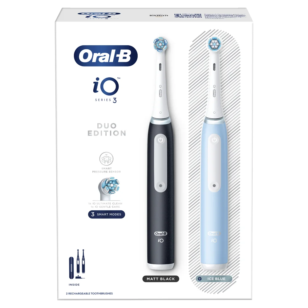 Oral-B Электрическая зубная щетка iO G3.1A6.0 Blue с насадками 4шт