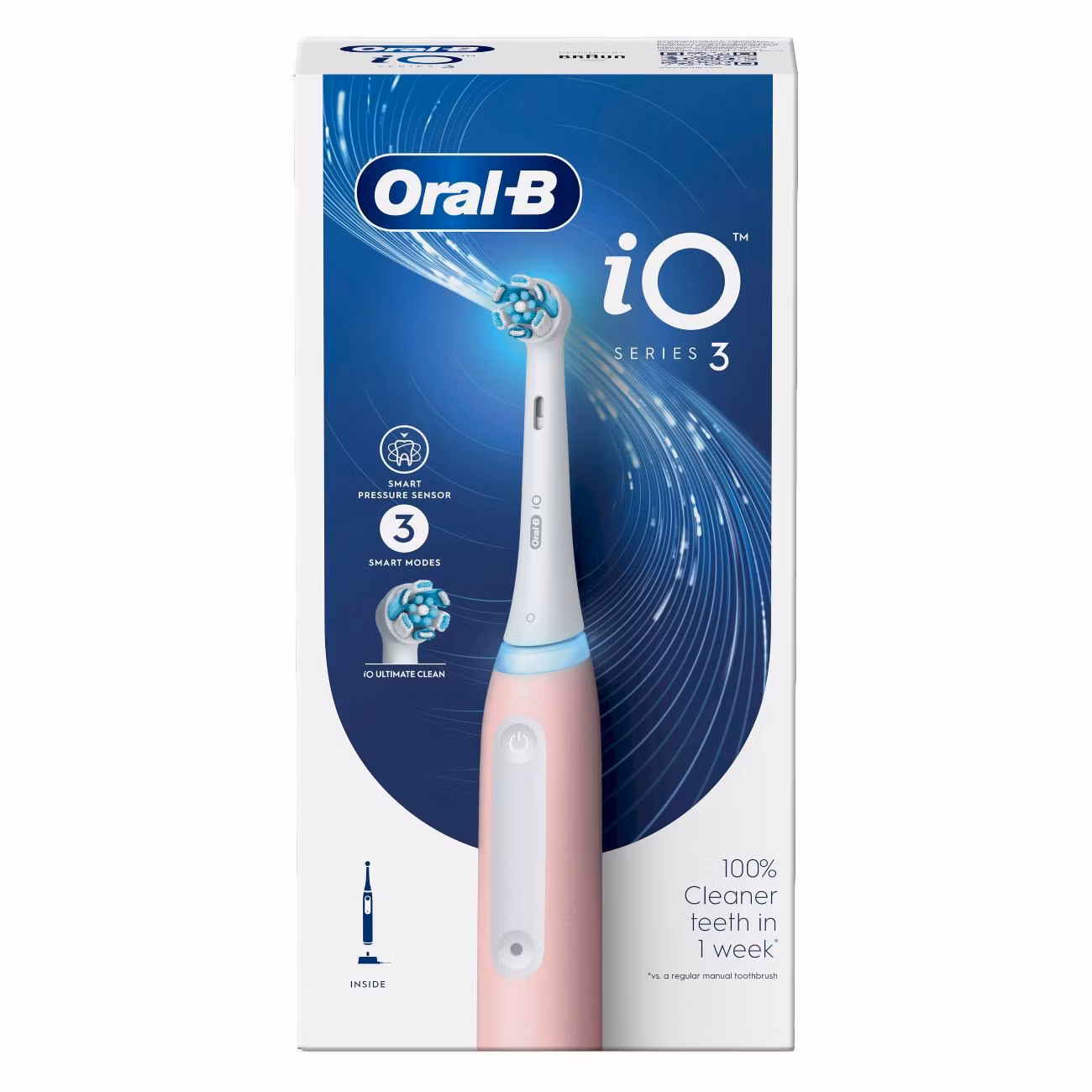 Oral-B Электрическая зубная щетка iO S3/iOG3 Pink с насадками 4шт