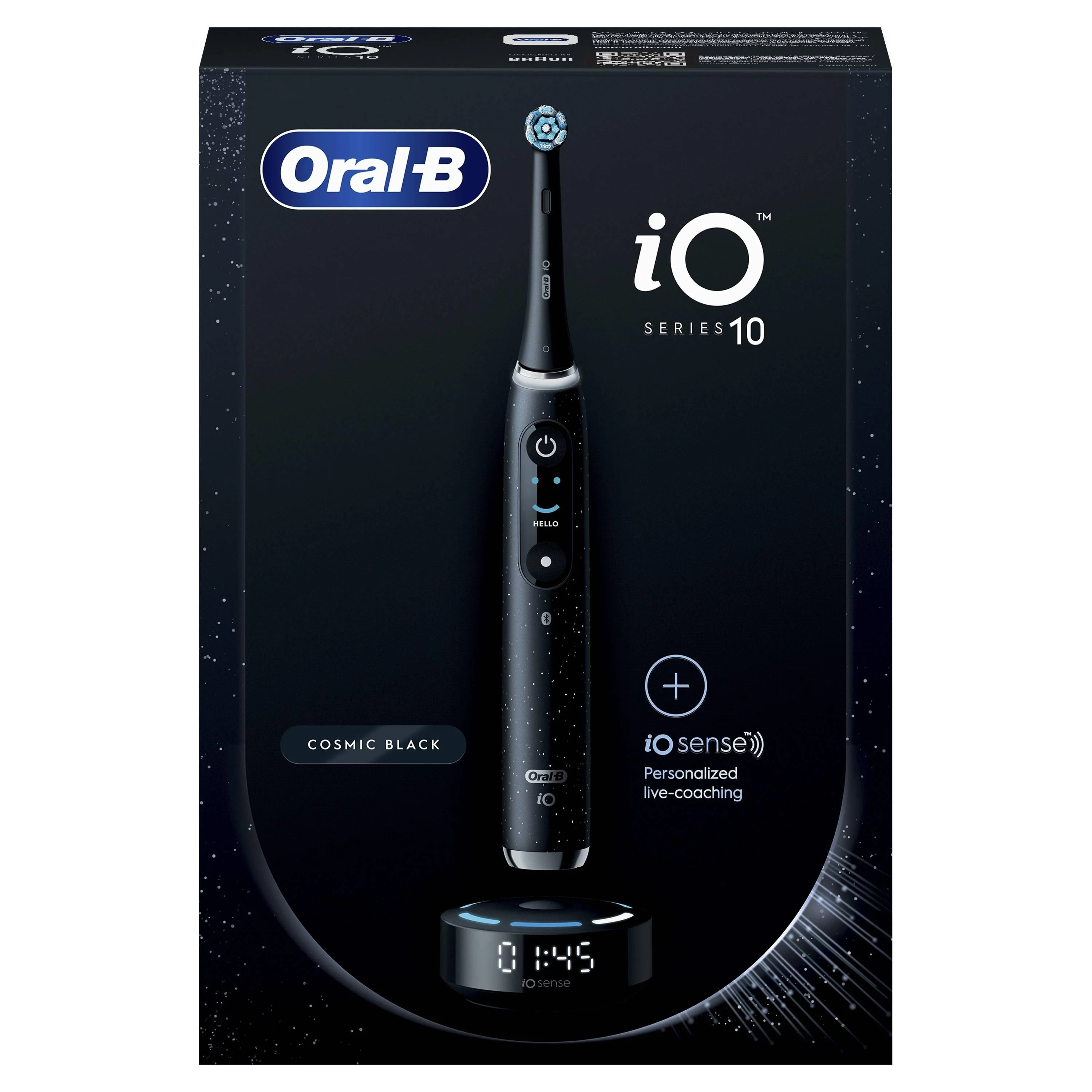 Oral-B Электрическая зубная щетка iO Series 10/iOM10 Cosmic Black 7 режимов тип 3758 1