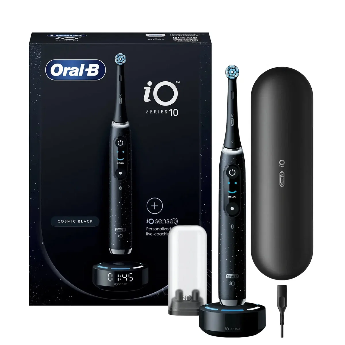 Oral-B Электрическая зубная щетка iO Series 10/iOM10 Cosmic Black 7 режимов тип 3758 1