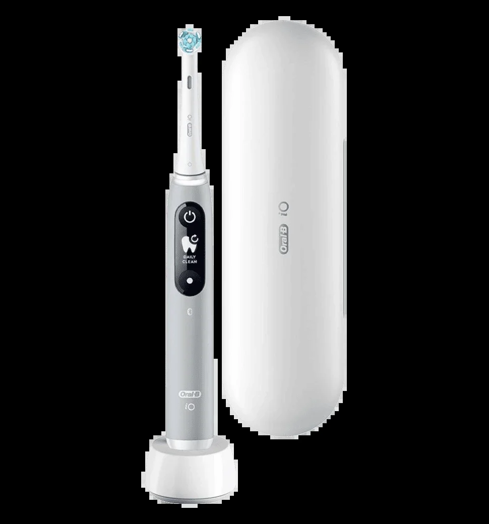 Oral-B Электрическая зубная щетка iO Series 6/iOM6 с насадками 4шт, серый.  1