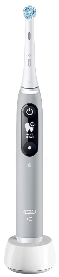 Oral-B Электрическая зубная щетка iO Series 6/iOM6 с насадками 4шт, серый.  1