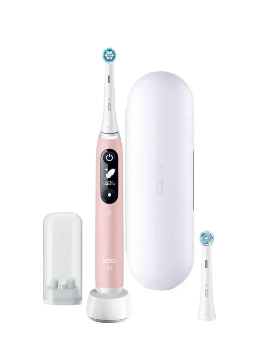 Oral-B Электрическая зубная щетка iO Series 6/iOM6 с насадками 4шт, серый.  1
