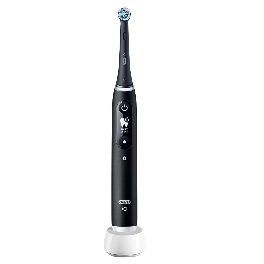 Oral-B Электрическая зубная щетка iO Series 6/iOM6 с насадками 4шт, чёрный. 1