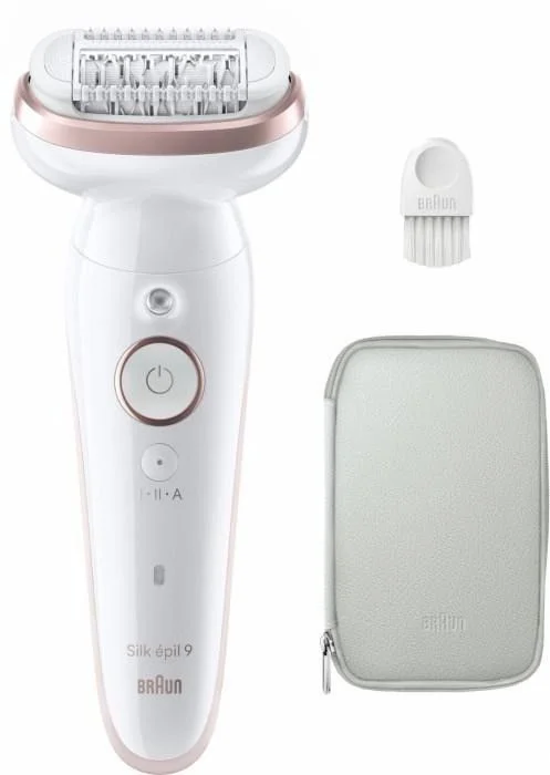 Braun Эпилятор S9 SES 9-000 Flamingo SmartTouch тип 5380 белый/розовый с косметичкой