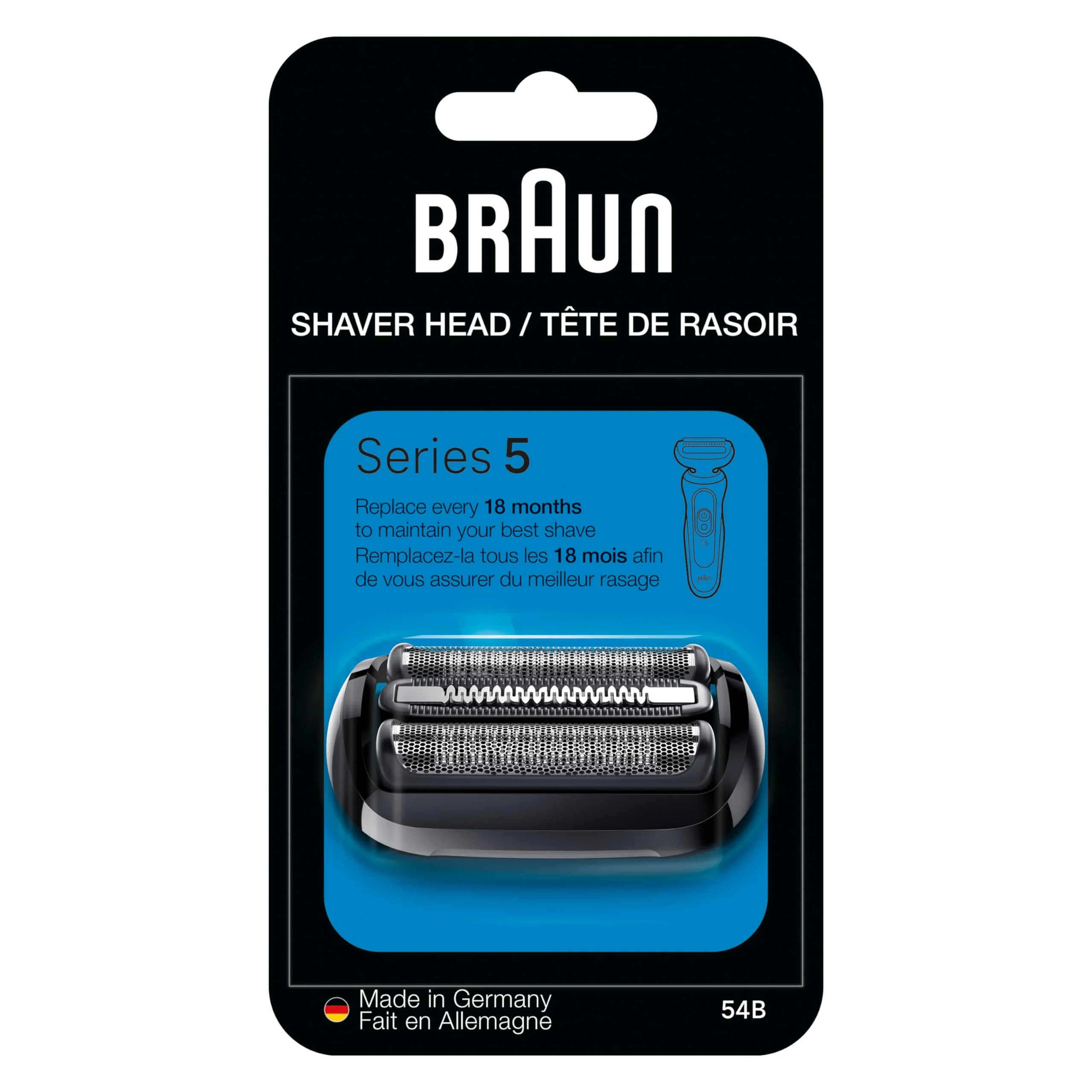 Braun Сетка и режущий блок для бритв 5 серии 54b черный