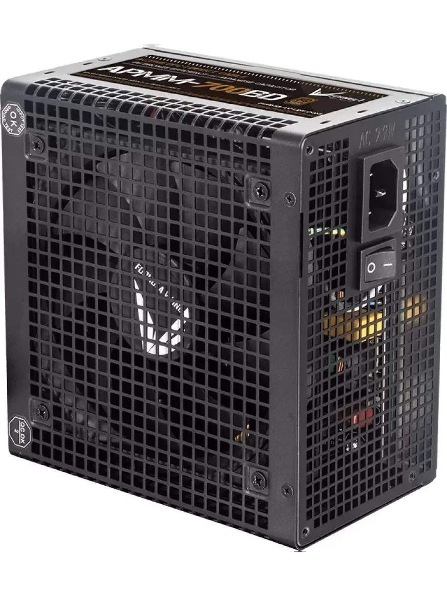 Блок питания Formula (Aerocool) APMM-700BD, 700W, Ret, ATX3.1/PCIe 5, 80+Bronze, Direct cables, Japanese Cap., 12cm fan