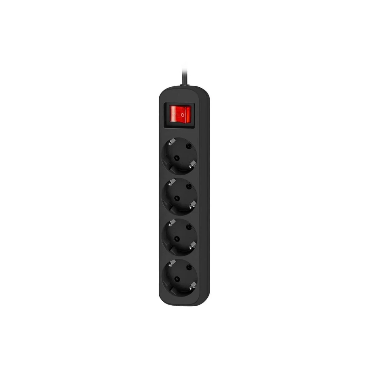 Defender Удлинитель с заземлением G418 Выключатель, 1.8 м, 4 розетки