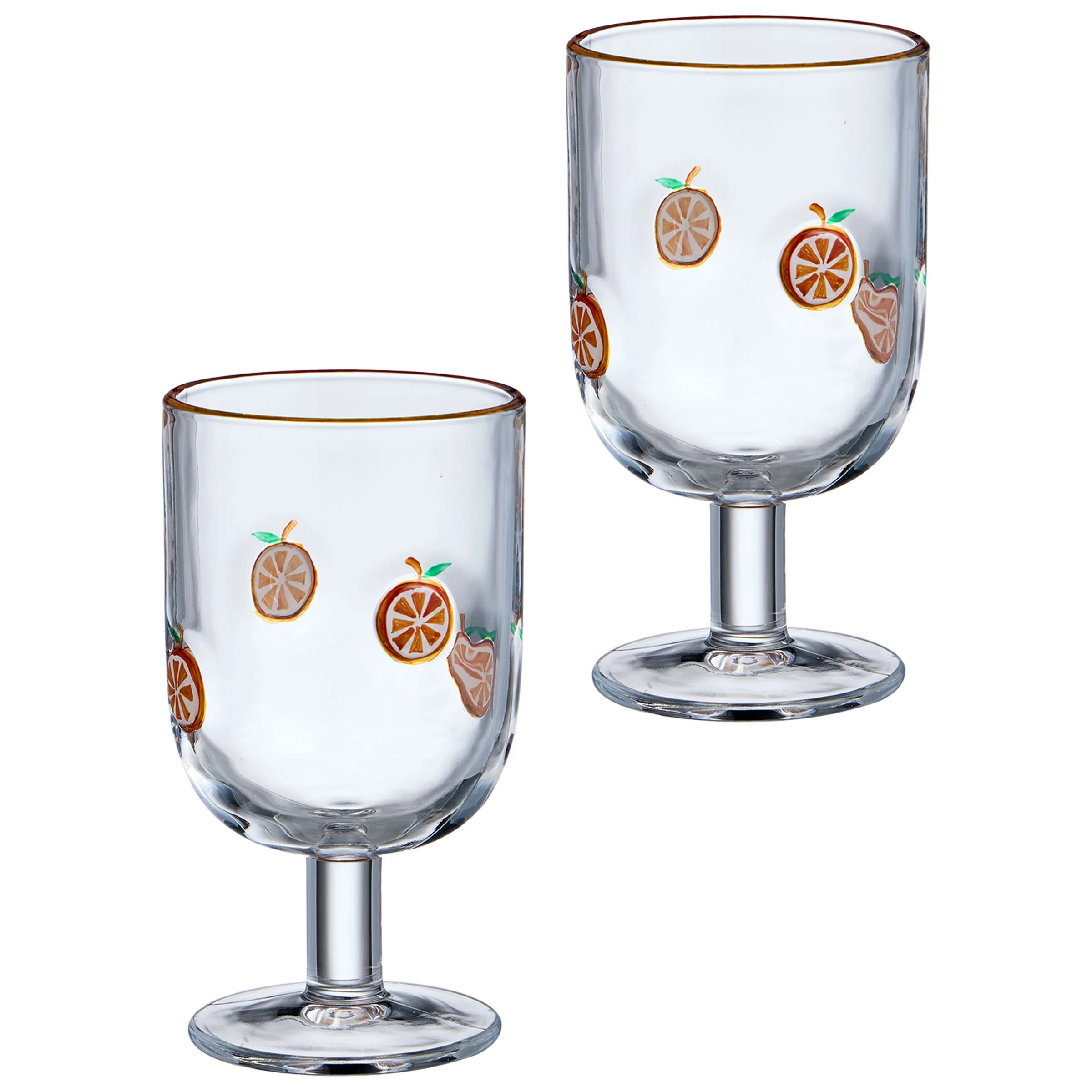 НАБОР БОКАЛОВ ДЛЯ ВИНА "FRUITY PINEAPPLE" ИЗ 2 ШТ. 350 МЛ