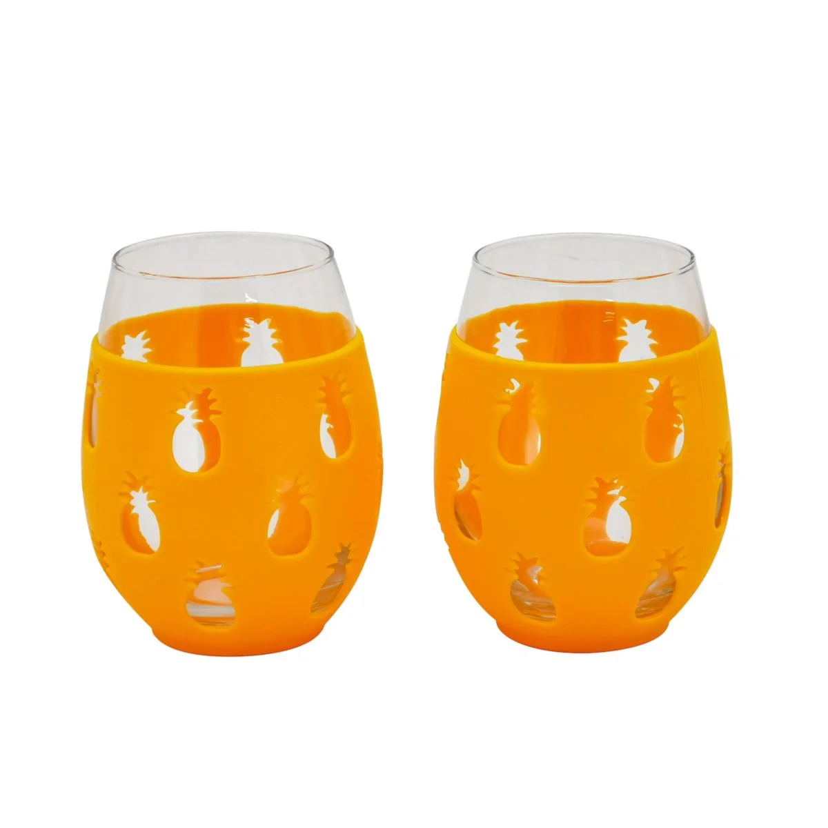 НАБОР БОКАЛОВ ДЛЯ ВИНА "FRUITY PINEAPPLE" ИЗ 2 ШТ. 350 МЛ