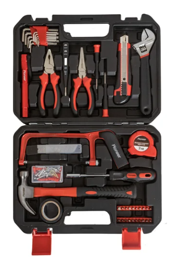 Набор инструментов TOOL SET Pioneer TS-136-01 135 предметов, кейс, углеродистая сталь.