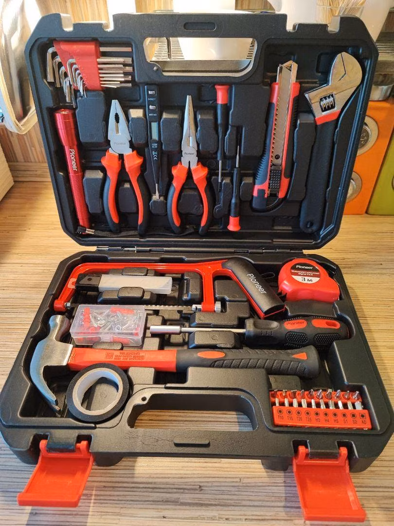 Набор инструментов TOOL SET Pioneer TS-136-01 135 предметов, кейс, углеродистая сталь.