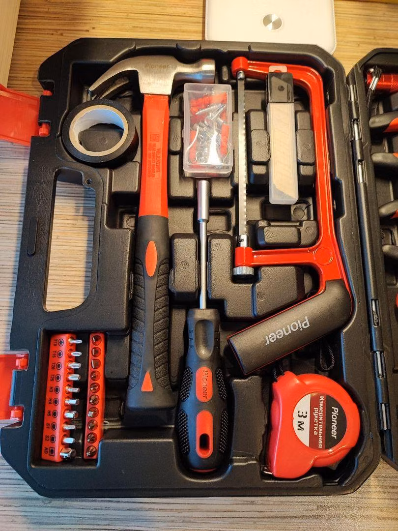 Набор инструментов TOOL SET Pioneer TS-136-01 135 предметов, кейс, углеродистая сталь.