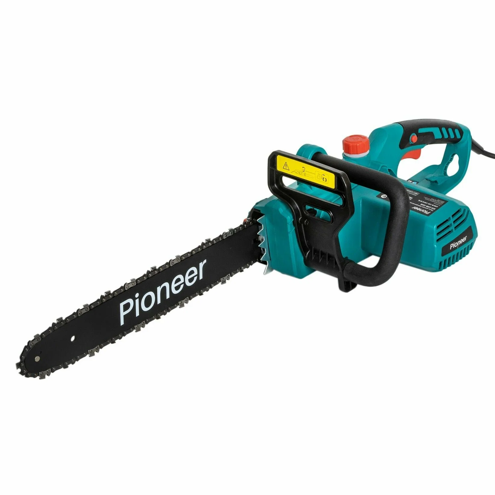 Пила цепная электрическая Pioneer ECS-2200-16HS, 2200 Вт, 7400 об/мин, шина 16 дюйм.