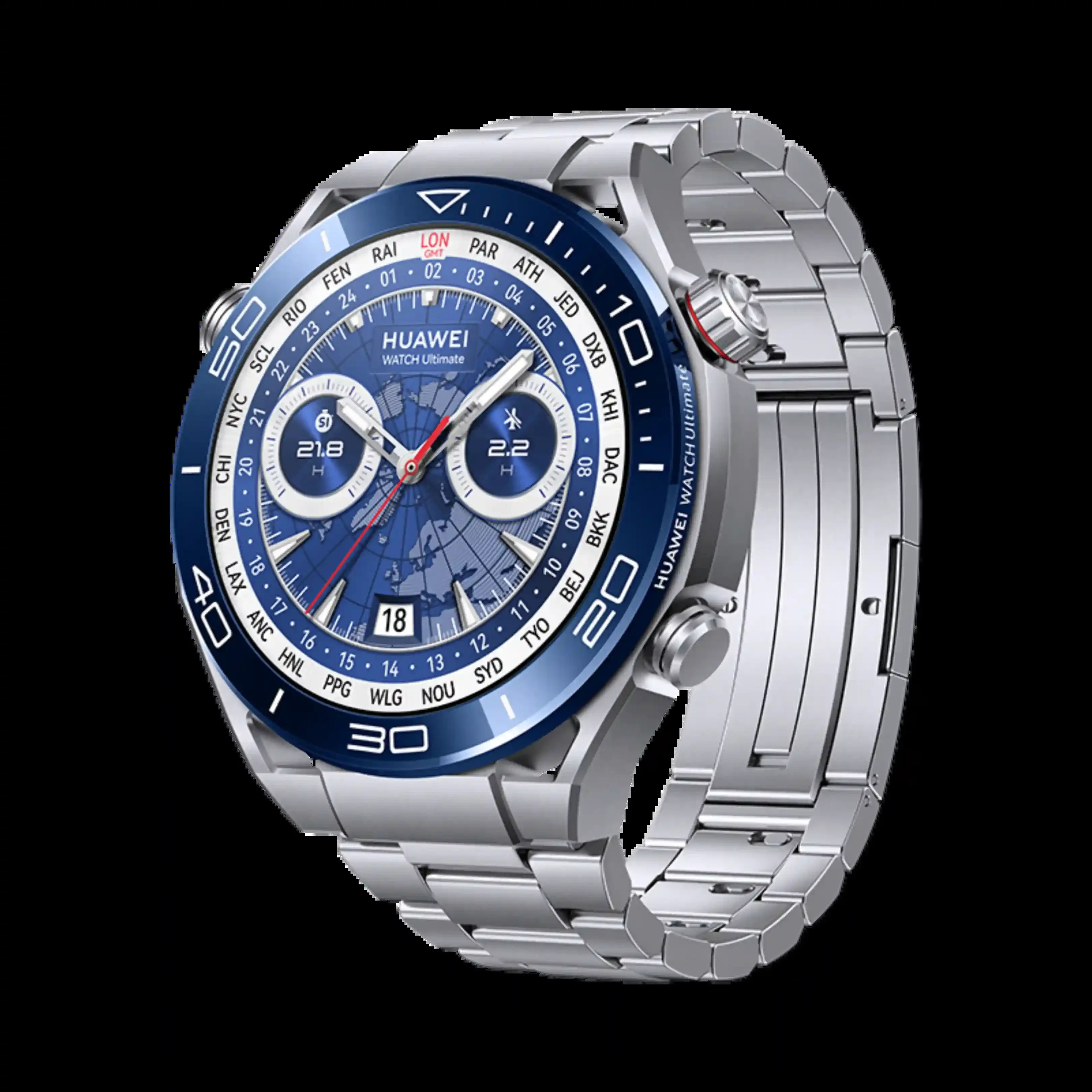 Умные часы и браслет Huawei WATCH ULTIMATE CLB-B19 (55020AGQ), TITANIUM