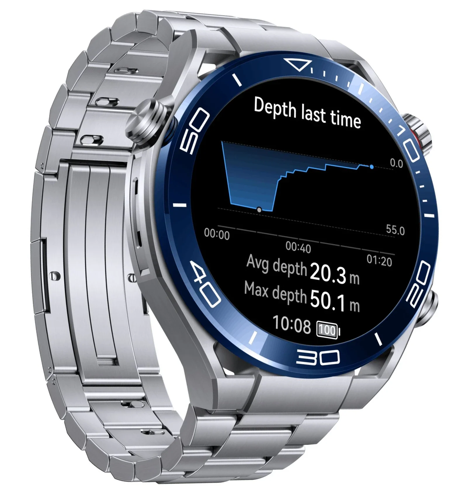 Умные часы и браслет Huawei WATCH ULTIMATE CLB-B19 (55020AGQ), TITANIUM