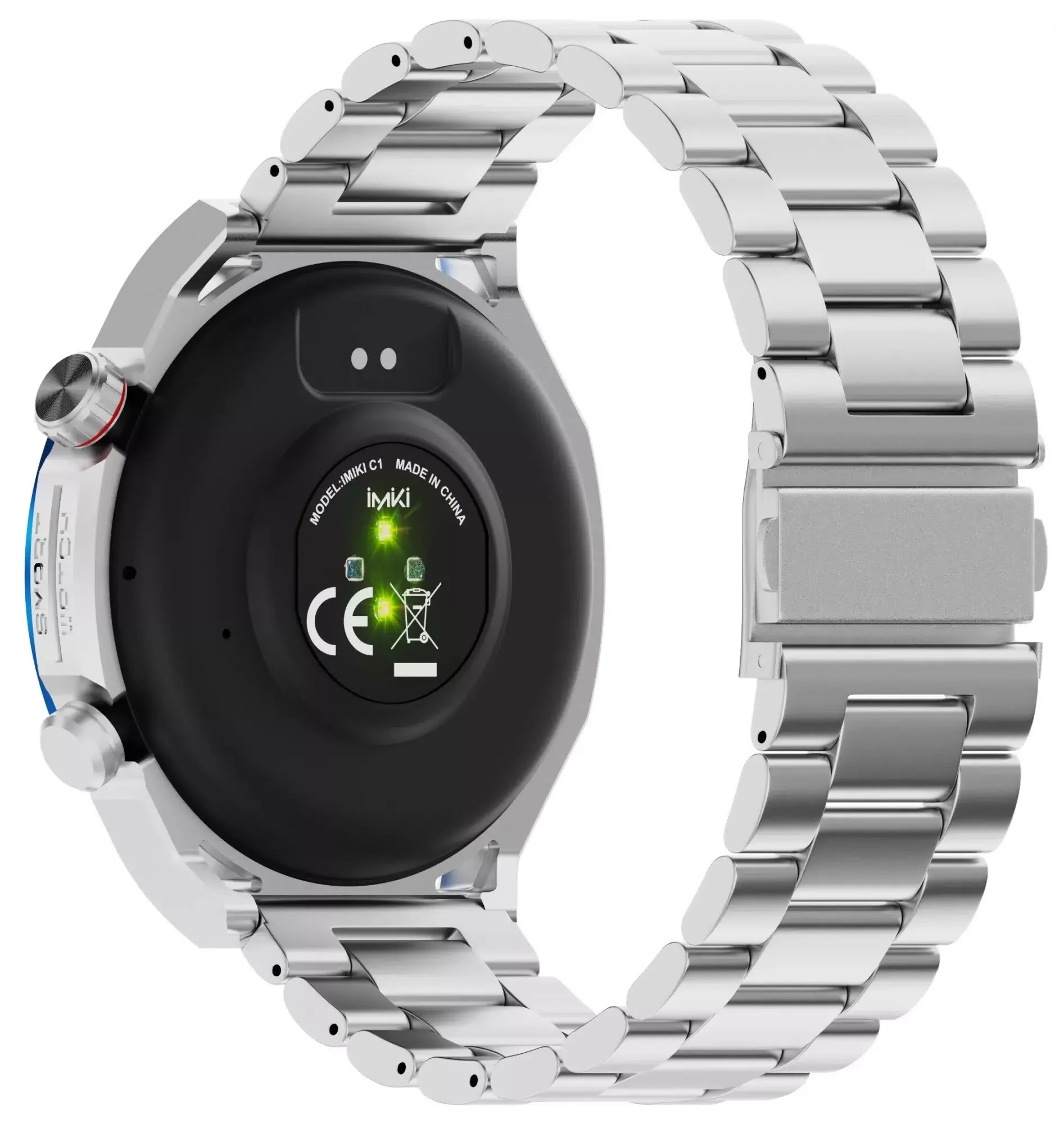 Умные часы и браслет iMIKI C1 Metal strap Silver