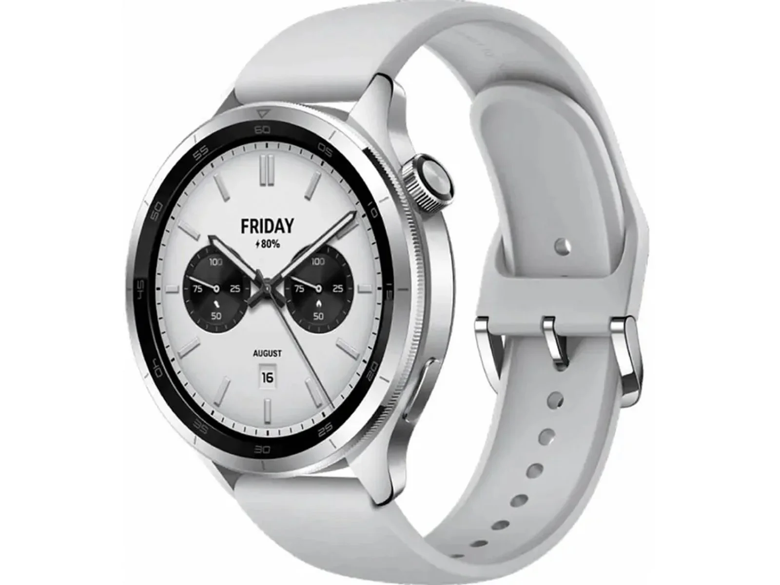 Умные часы и браслет Xiaomi Watch S4 Silver