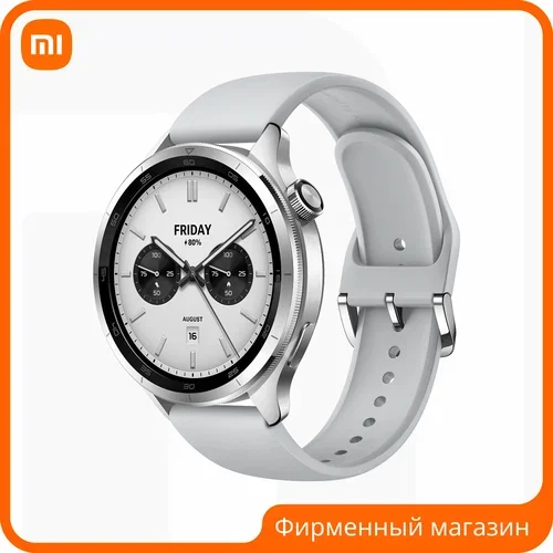 Умные часы и браслет Xiaomi Watch S4 Silver