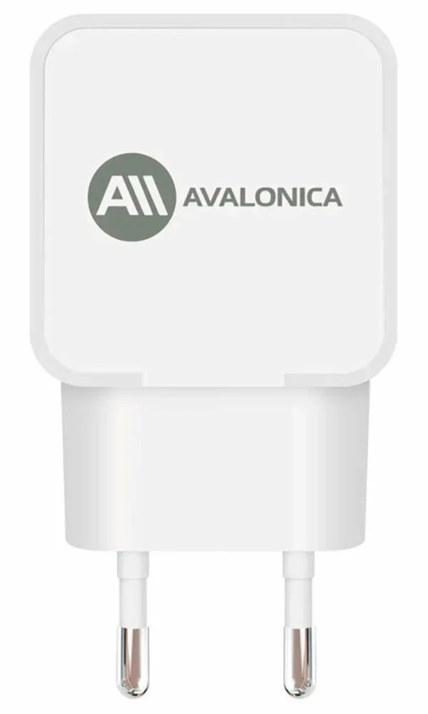 Зарядное устройство Avalonica AVA 1 х Type-C + 1 х USB-A, 20 Вт, QC 3.0, PD 3.0, AFC FCP SFCP, 3 A (AVA-WCH-008 White), белое