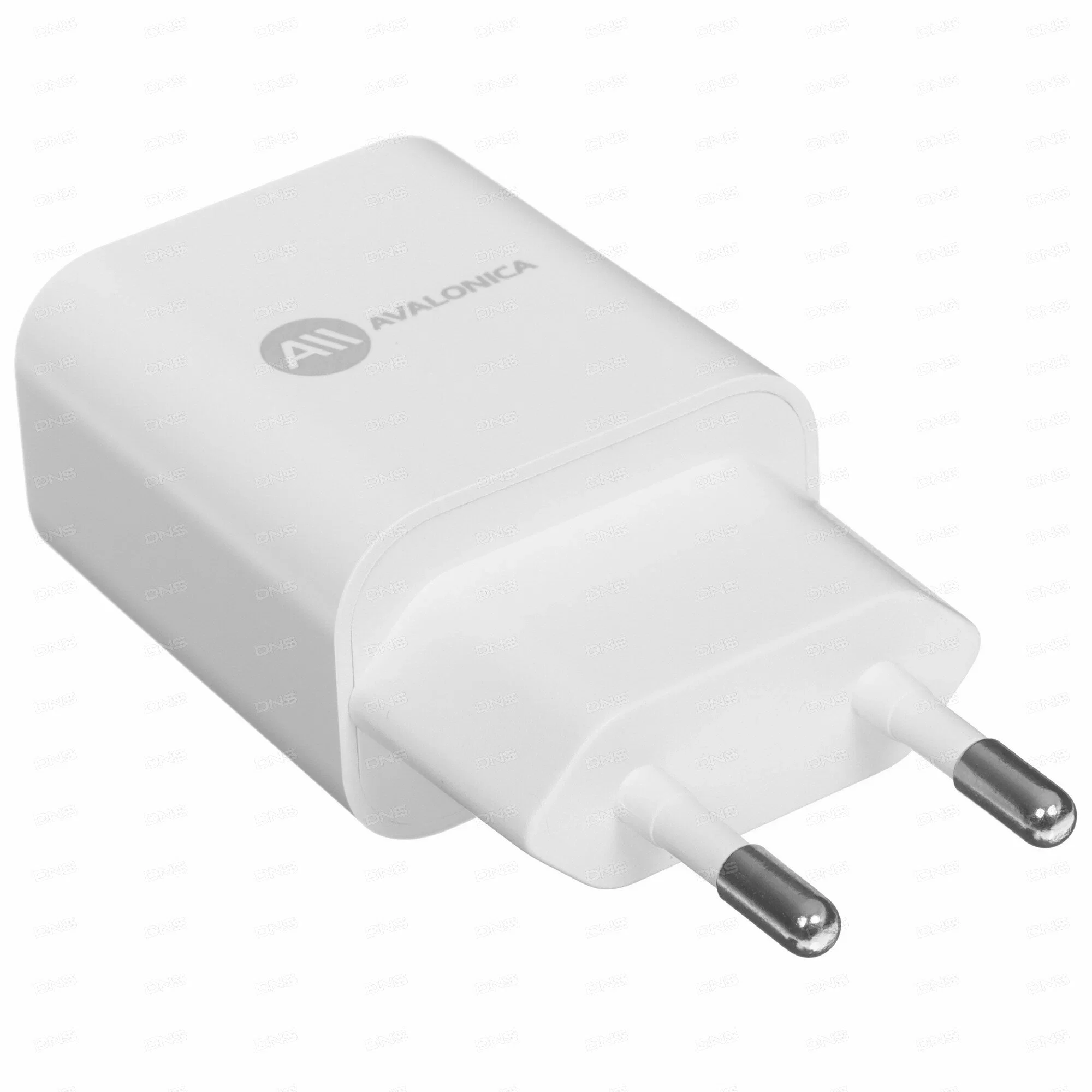 Зарядное устройство Avalonica AVA 2 х USB-A, 10.5 Вт, 21 A (AVA-WCH-007 White) EU, белое