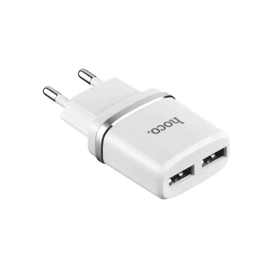 Зарядное устройство Hoco C1, 2USB, 2.4A 2, белый