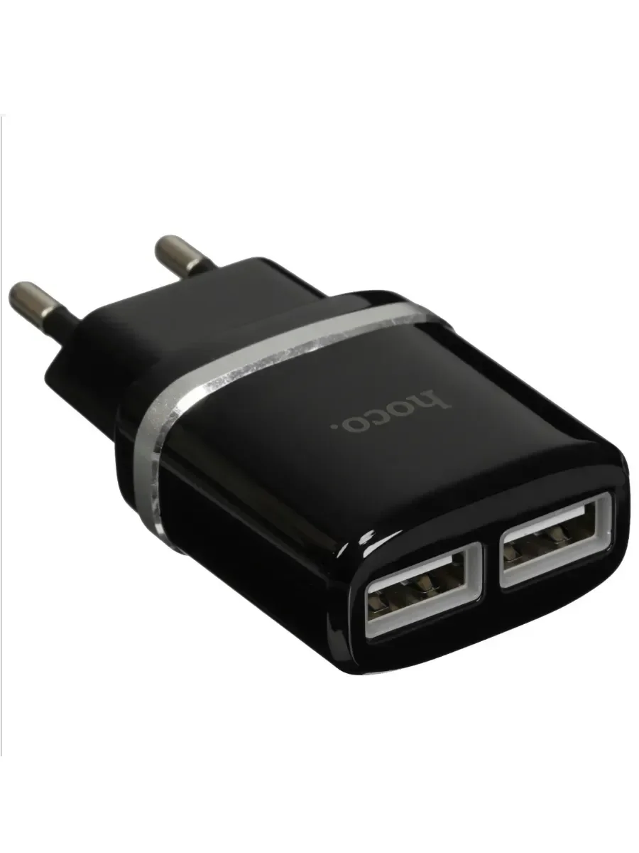 Зарядное устройство Hoco C1, 2USB, 2.4A 2, белый