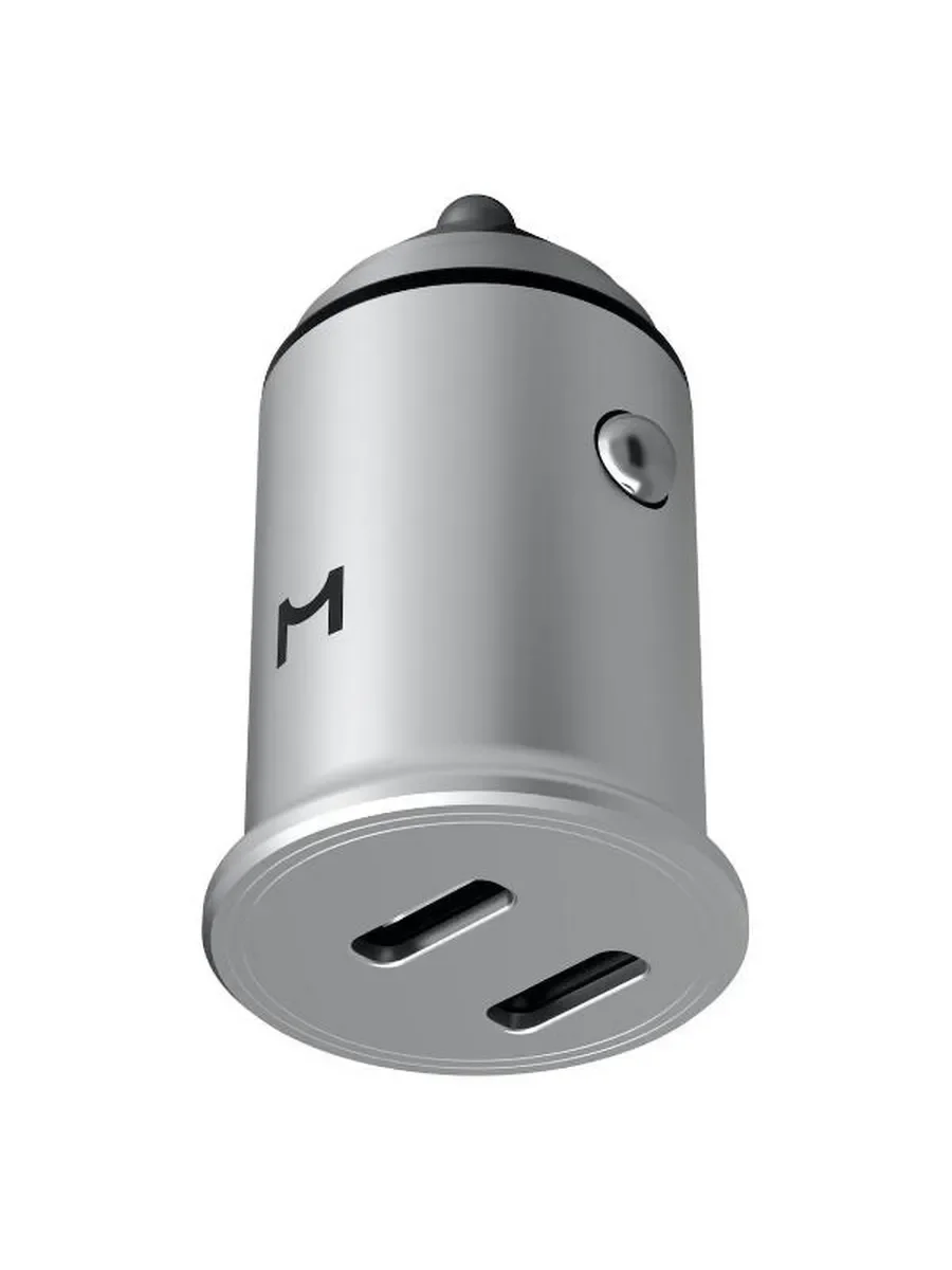Зарядное устройство Magssory 45W, для двух устройств, с магнитным кабелем, серебро (CCH002)