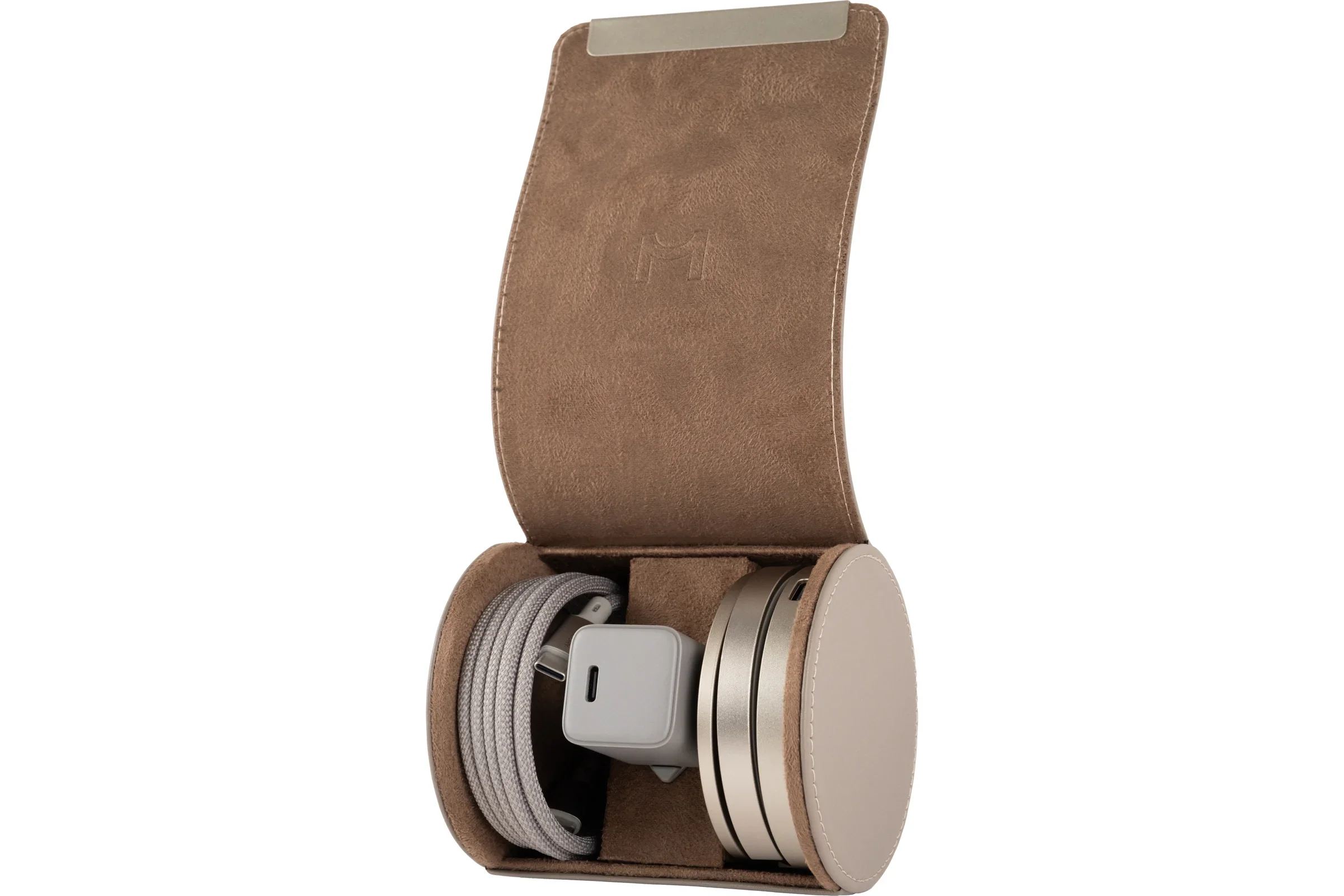 Зарядное устройство Magssory Disc Signature Edition 3 в 1 для Apple, с магнитами, совместимое с MagSafe,titan (WCH033)