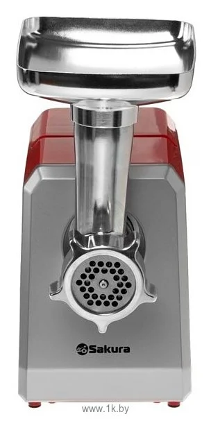 Мясорубка электрическая Sakura SA-6424BK 2000Вт реверс + компл нас
