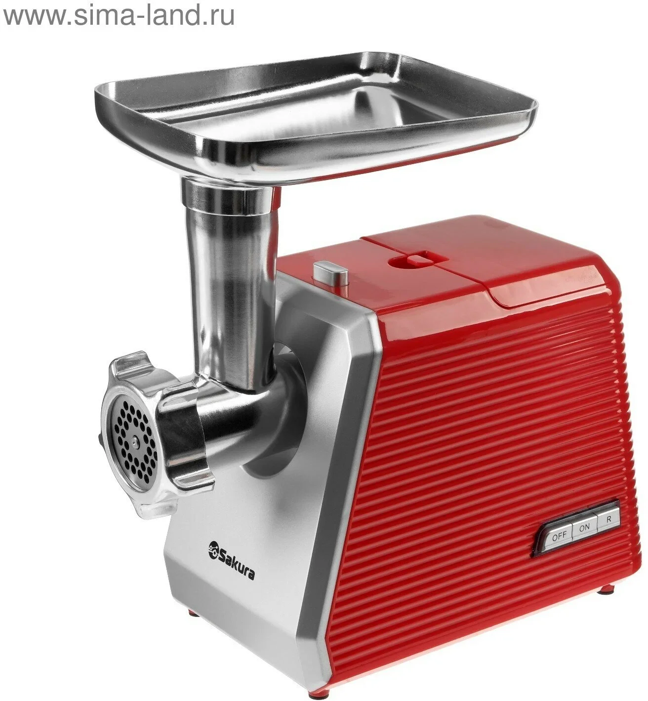 Мясорубка электрическая Sakura SA-6424R 2000Вт реверс + компл нас