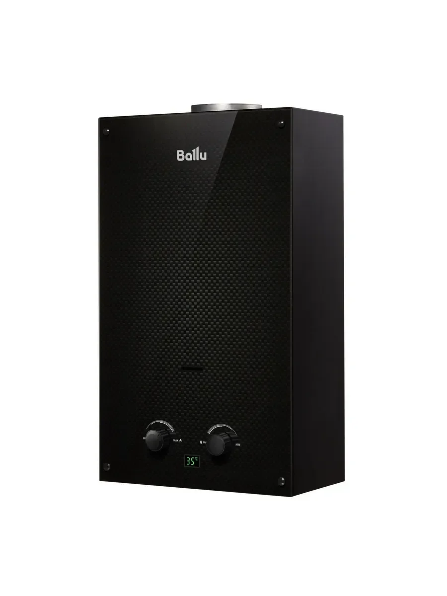 Газовый водонагреватель Ballu GWH 10 Fiery Glass Carbon