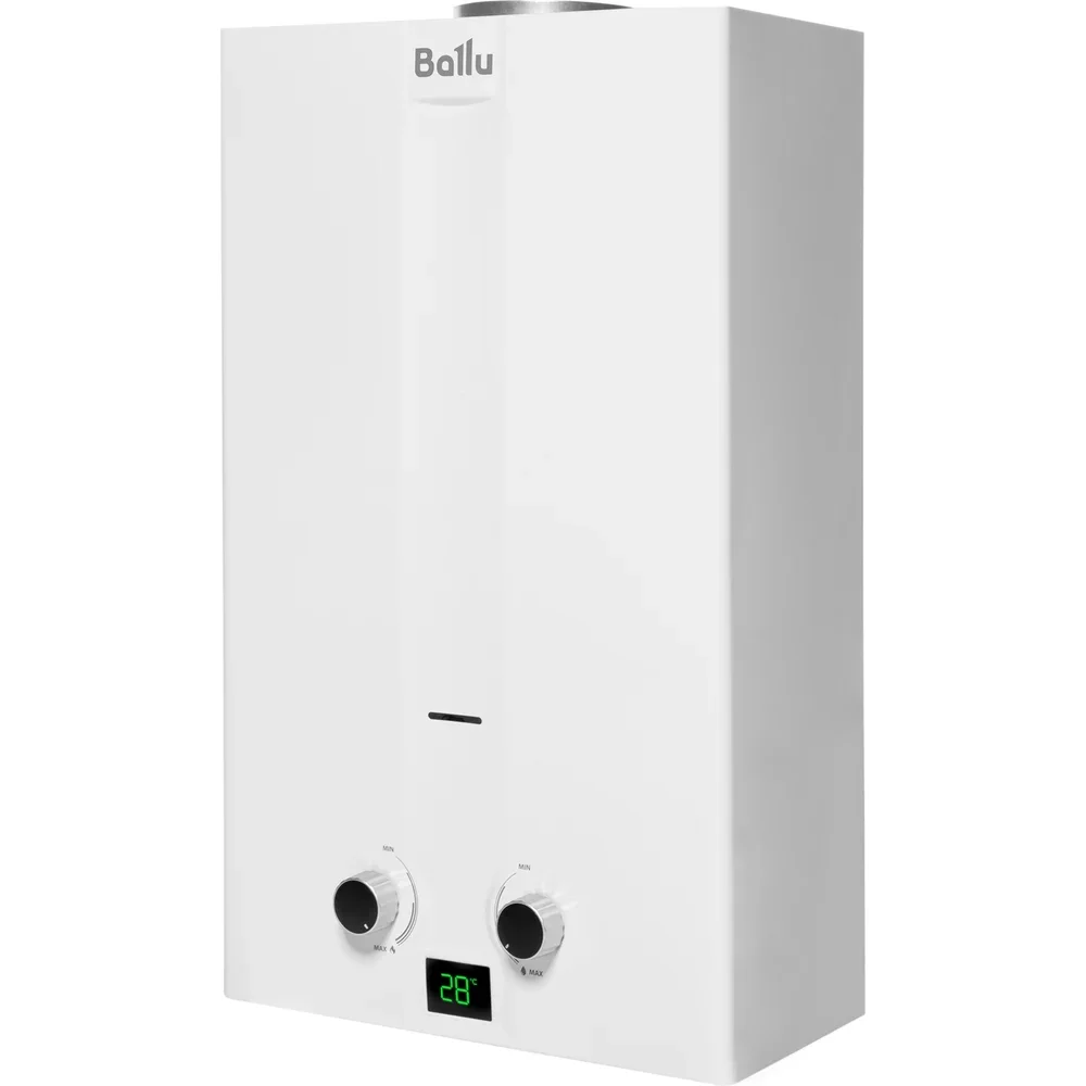 Газовый водонагреватель Ballu GWH 10 Fiery Glass Carbon