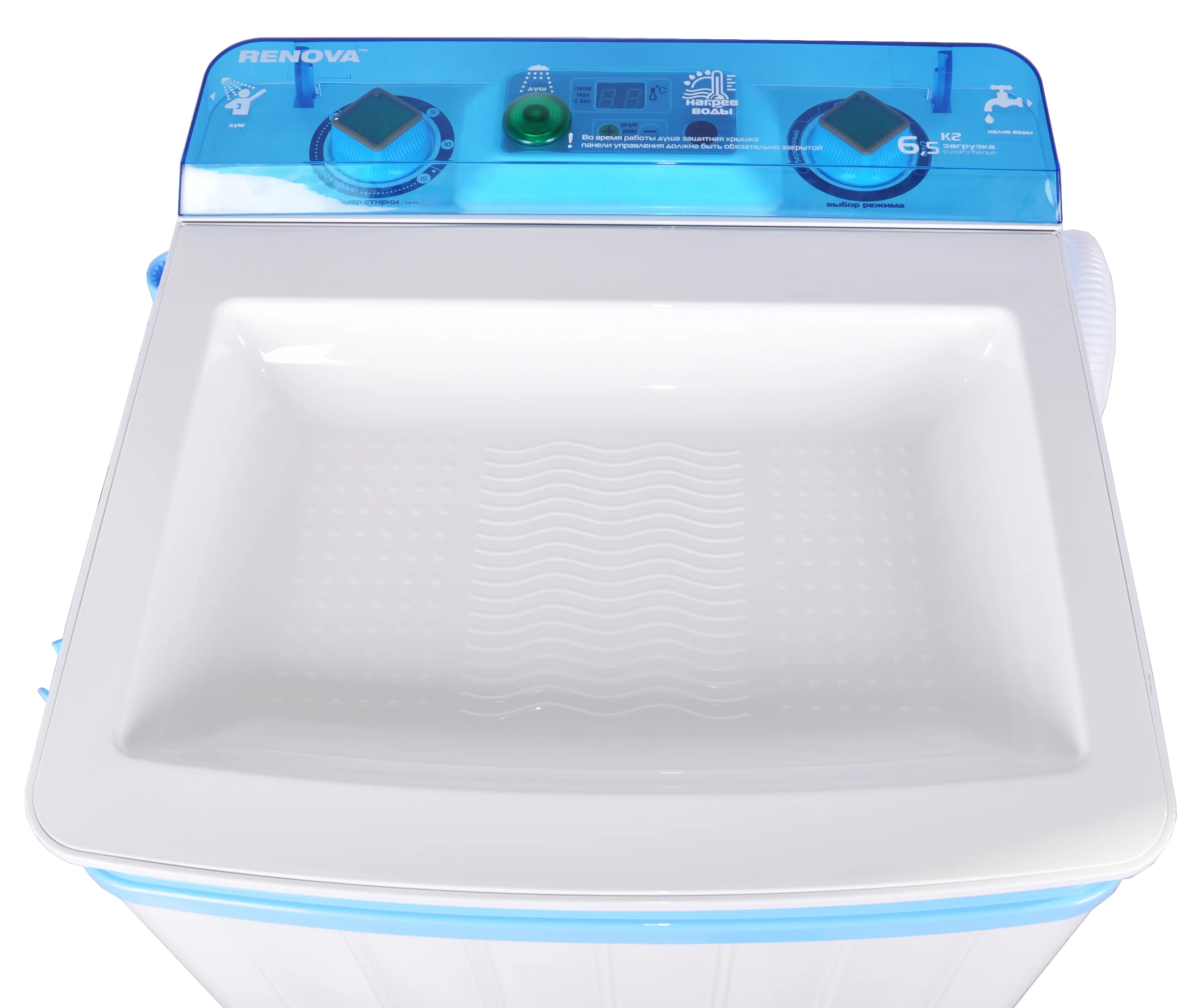 Стиральная машина Renova WS-65HPE (6,5 кг стирка, 48х44х81 см)
