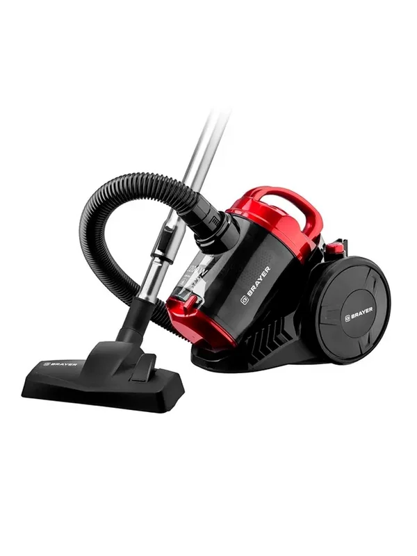 Пылесос без мешка BRAYER BR4202 (2200Вт, 2,5л, всасыв 420 Вт, Hepa, телес, 5м, паркетная щетка)