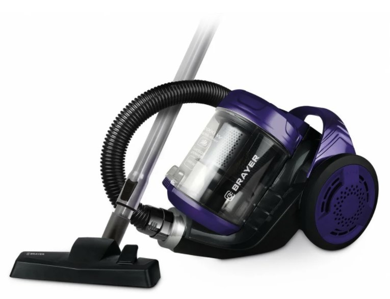 Пылесос без мешка BRAYER BR4203 (2000Вт, 3,5л, всасыв 380 Вт, Hepa, телес, 5м, паркетная щетка)