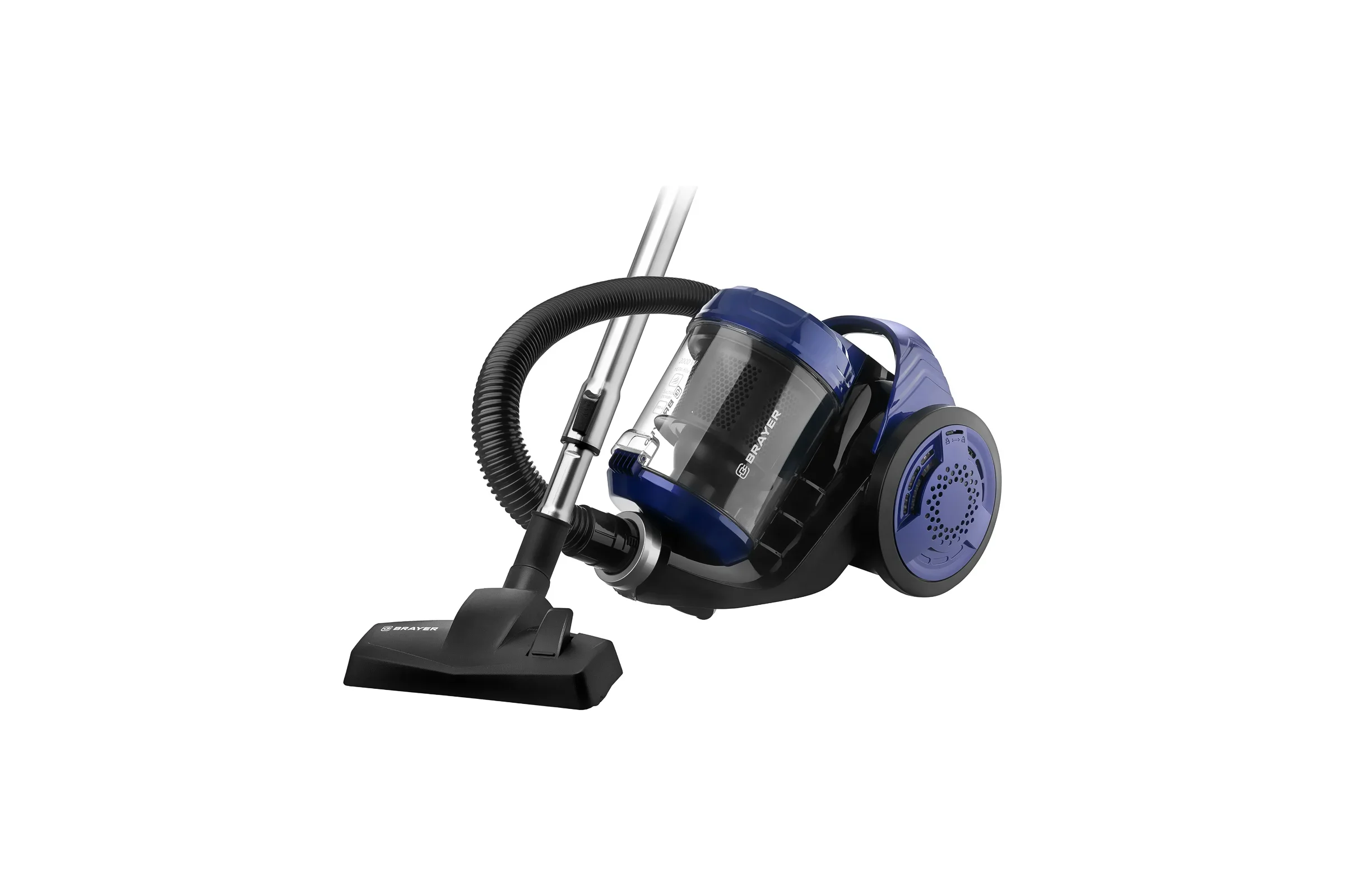 Пылесос без мешка BRAYER BR4203 (2000Вт, 3,5л, всасыв 380 Вт, Hepa, телес, 5м, паркетная щетка)