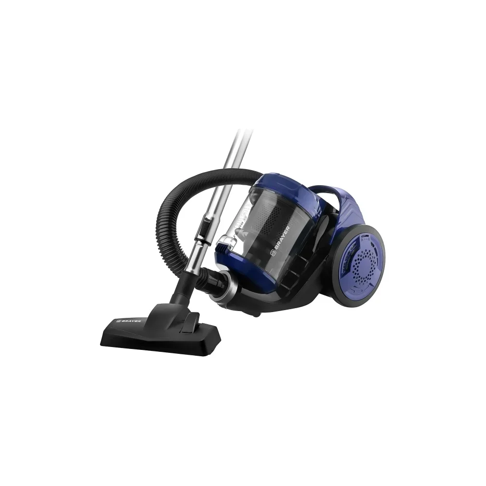 Пылесос без мешка BRAYER BR4203 (2000Вт, 3,5л, всасыв 380 Вт, Hepa, телес, 5м, паркетная щетка)