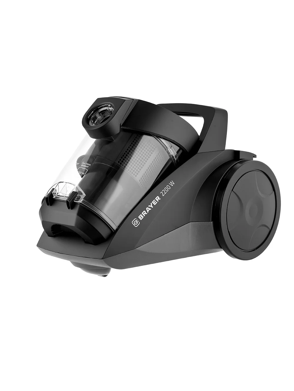 Пылесос без мешка BRAYER BR4204 (2200Вт, 4л, всасыв 420 Вт, Hepa, телес, 5м, паркетная щетка)