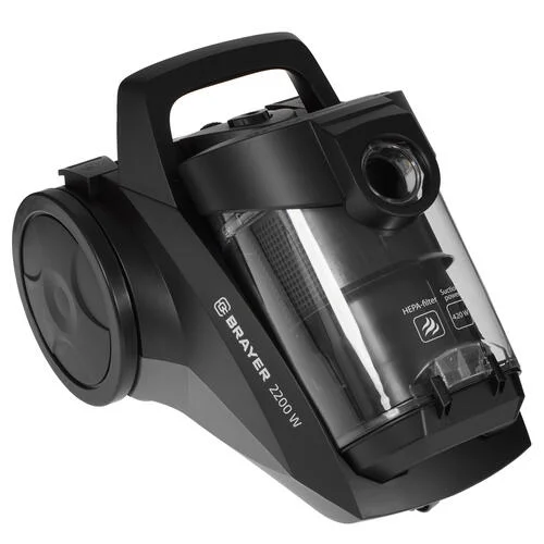Пылесос без мешка BRAYER BR4204 (2200Вт, 4л, всасыв 420 Вт, Hepa, телес, 5м, паркетная щетка)