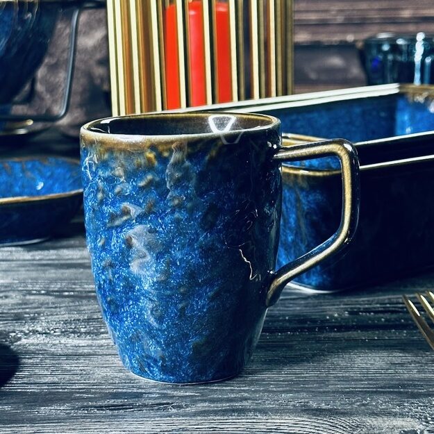 133-294 Кружка 300мл AQUAMARINE в под.уп. (х48)Фарфор