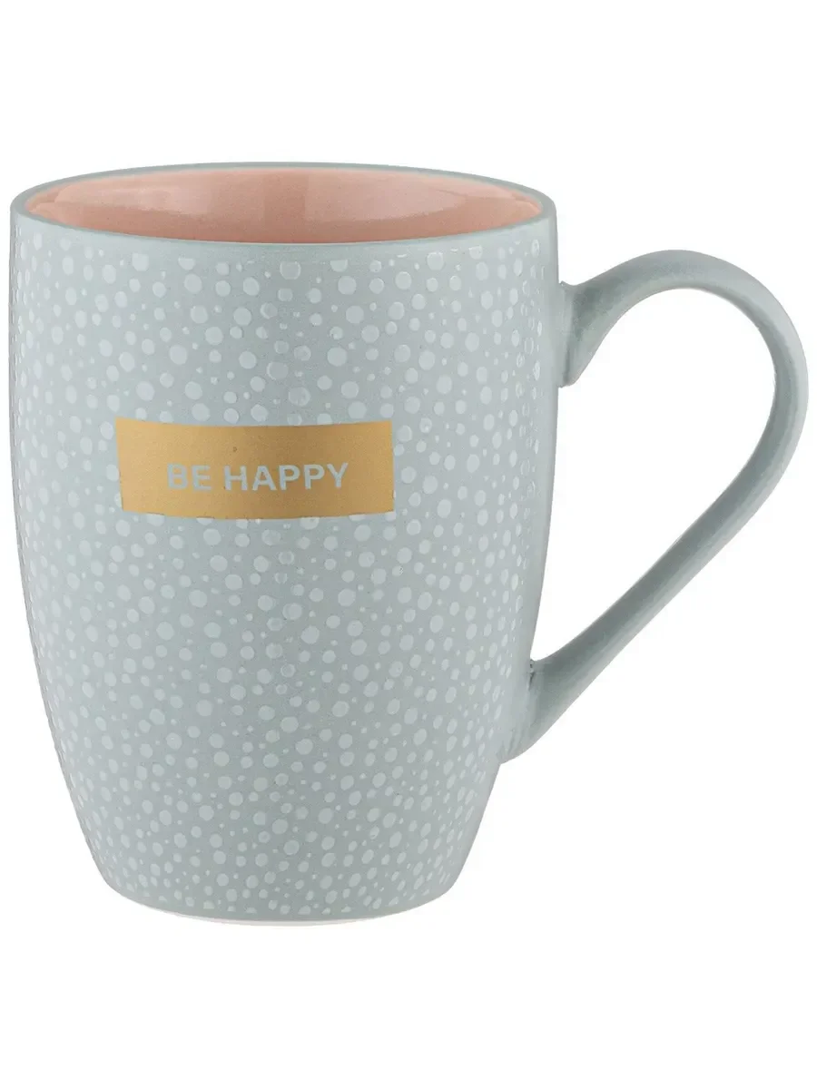КРУЖКА "BE HAPPY" 340 МЛ