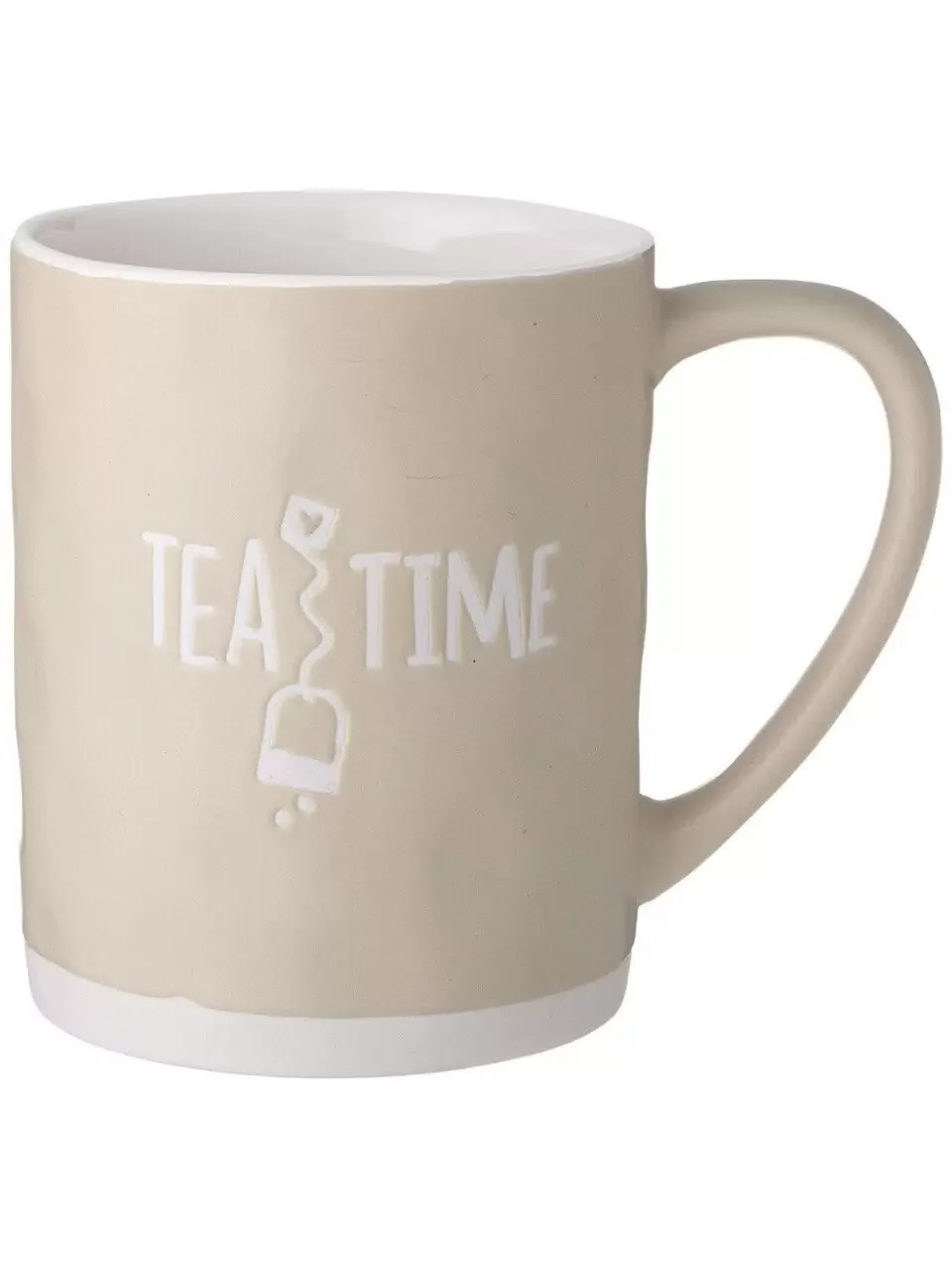 КРУЖКА "TEA TIME" 520 МЛ КРЕМОВАЯ