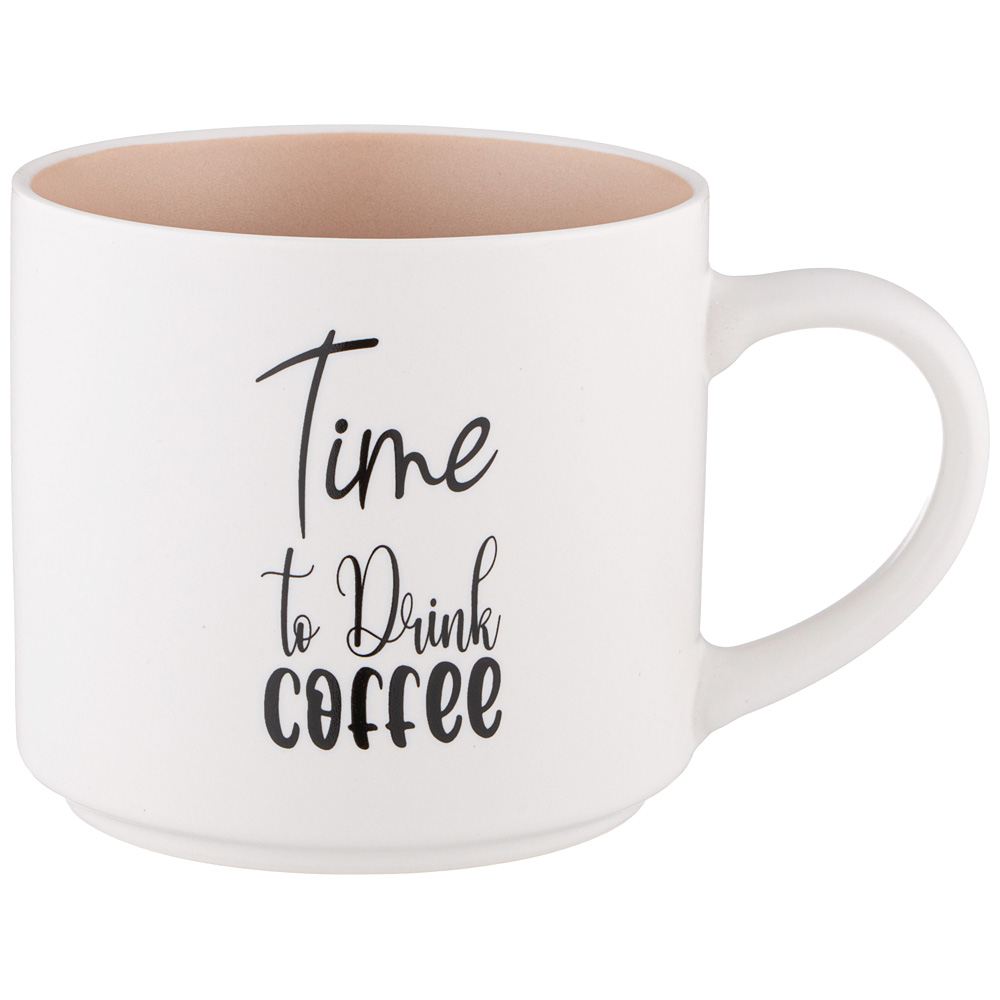 КРУЖКА "TIME TO DRINK COFFEE" 470 МЛ — фото 1