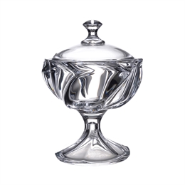 Boh. Фруктовница на ножке Crystalite Bohemia MACAO 29 см