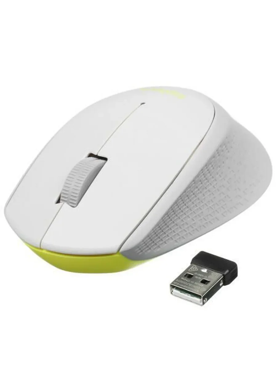 Мышь беспроводная Logitech M280 серый, 1000 dpi, радиоканал, USB, кнопки - 3