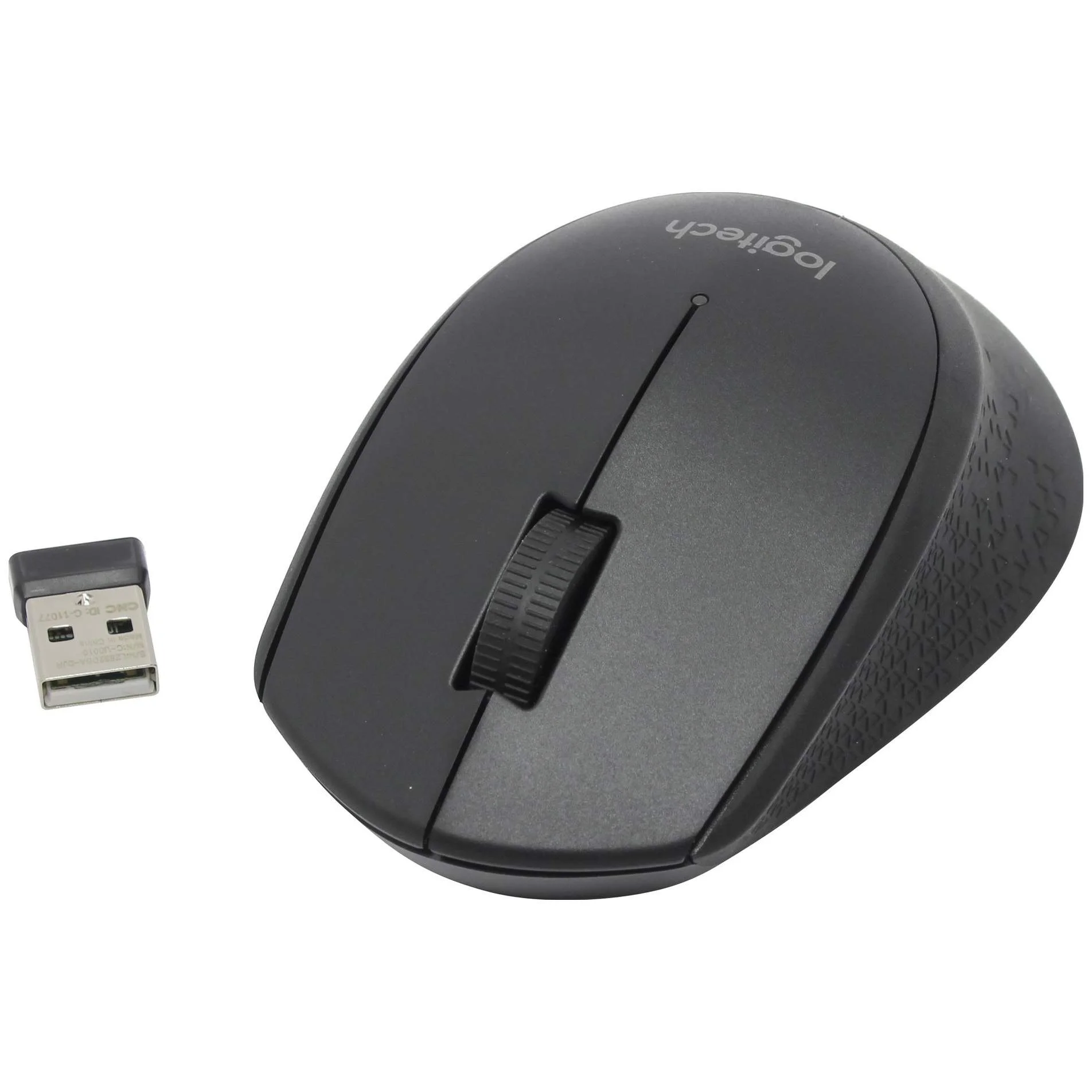 Мышь беспроводная Logitech M280 черный, 1000 dpi, радиоканал, USB, кнопки - 3