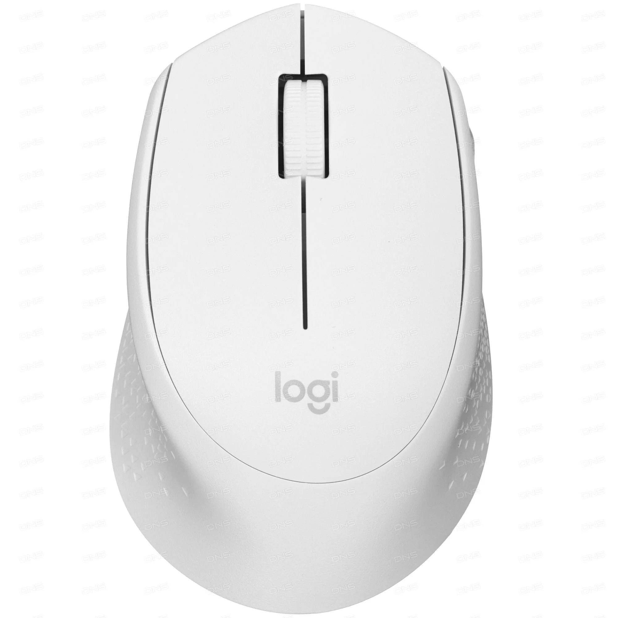 Мышь беспроводная Logitech M330 SILENT PLUS белый, 1000 dpi, радиоканал, USB, кнопки - 3